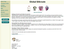 Tablet Screenshot of globalsilkroutes.com